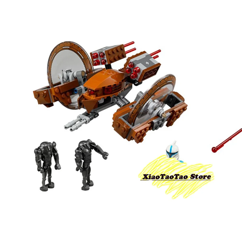 Новинка 10575, Бэйл, Звездные войны, джедай из Obi-wan, модель перехватчика, строительные блоки, Обучающие фигурки, игрушки для детей, совместимые - Цвет: Белый