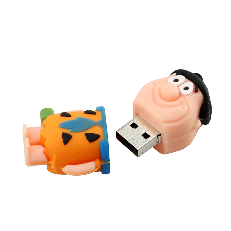 Флешка для памяти Croods Primitive Man Pendrive 64GB Cle USB флеш-диск 256 16 8 32 128 gb Флешка мультяшный Человек U диск подарок