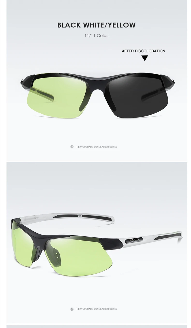 HGE-H, стиль, мужские поляризованные солнцезащитные очки, ревамп спортивных солнцезащитных очков, Мужская фотохромная линза для путешествий и рыбалки, УФ-очки