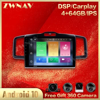 

360 Camera 64GB Android 10 screen Car Multimedia player For Honda fit jazz 2008-2015 radio stereo GPS navi head unit auto stereo