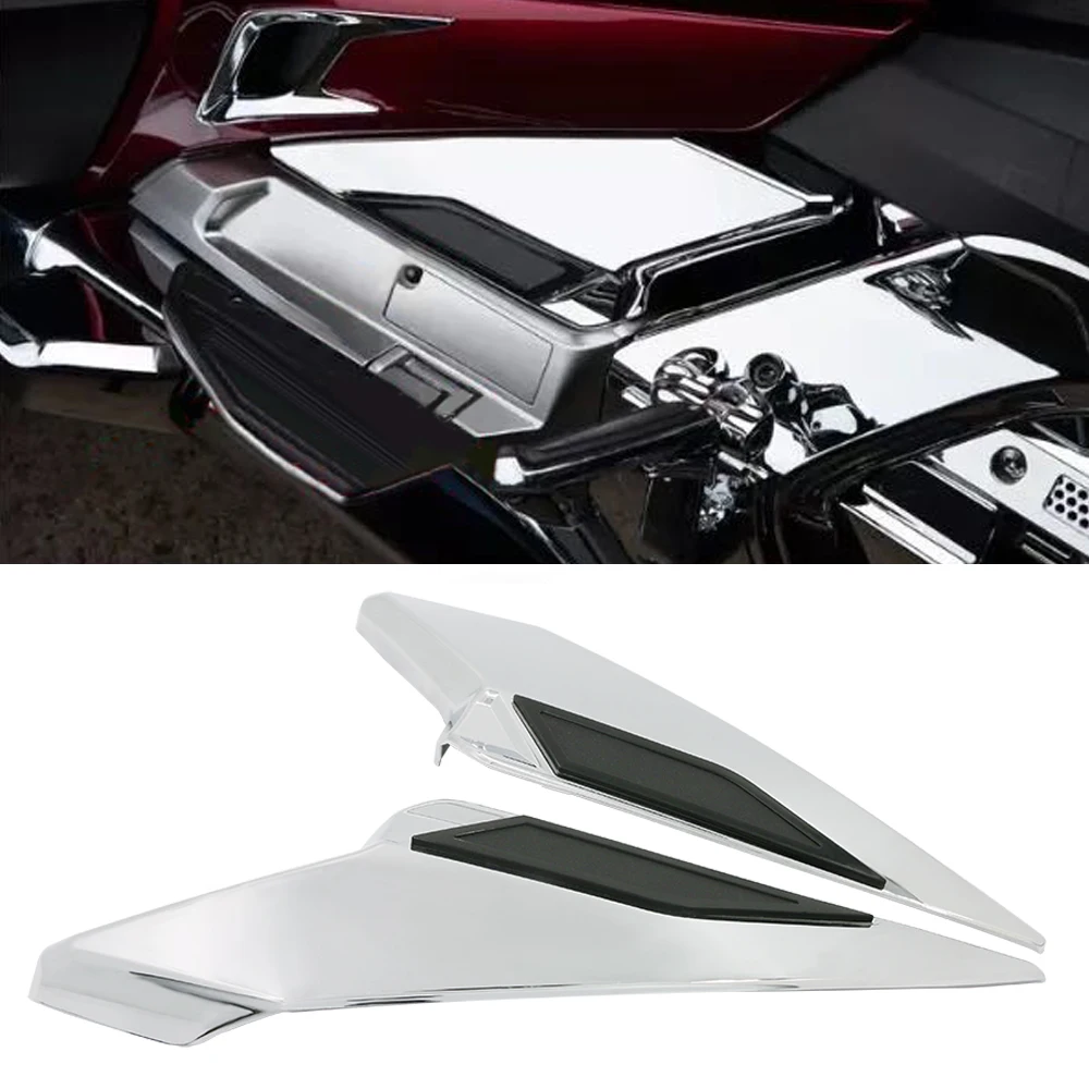 

Motorcycle Side Fairing Covers Decorative Trims For Honda Goldwing 1800 GL1800 2018 2019 2020 2021 2022 Chrome Accessories