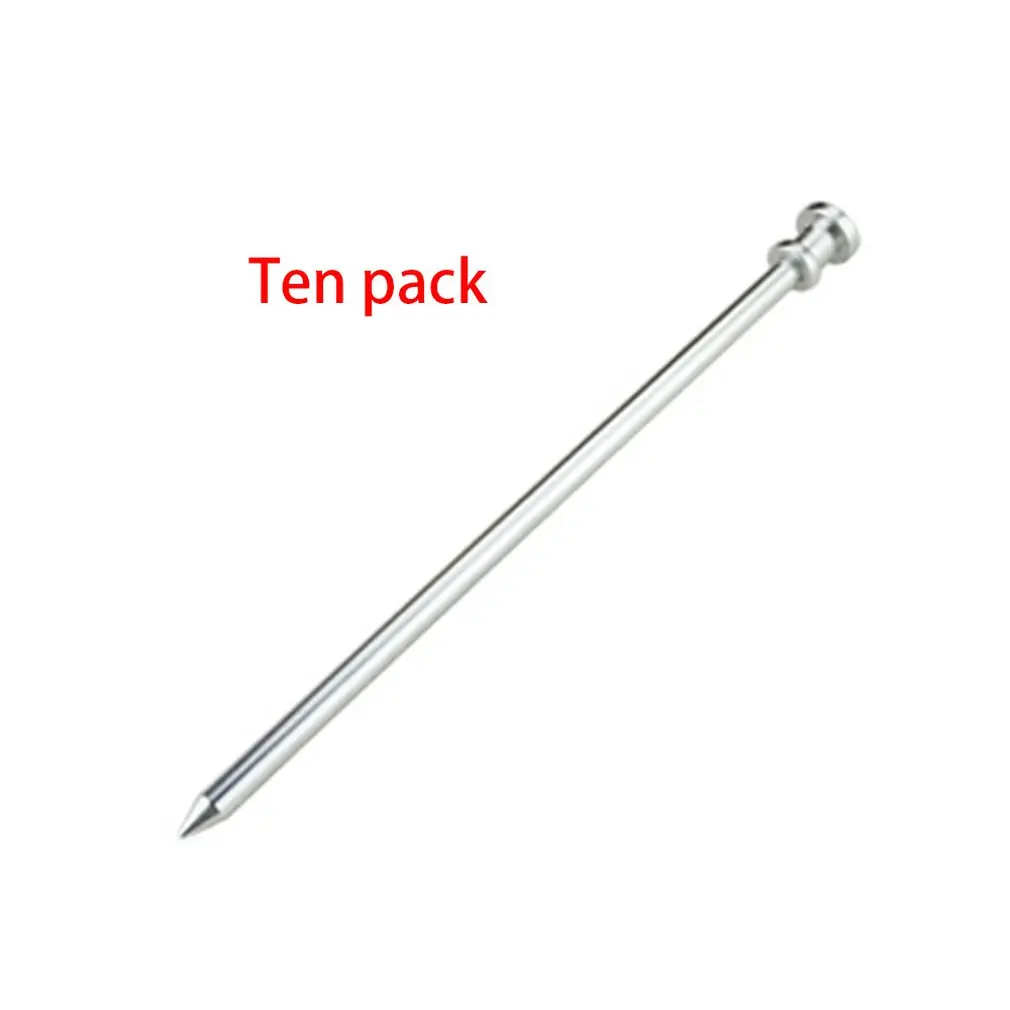 

10PCS/SET High Class Solid Aluminum Alloy Sand Pegs Tent Pegs Steel Tent Nail Tent Stake Nails Ground Pin Camping Accessories