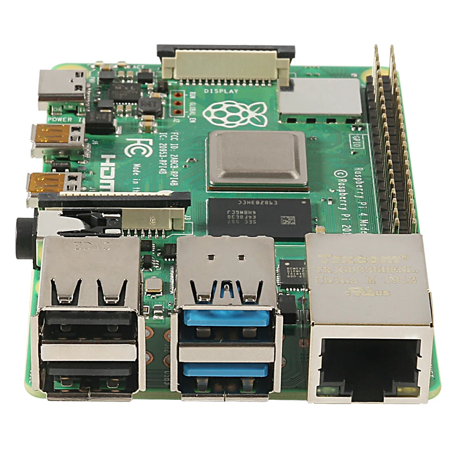 Последние Raspberry Pi 4 Model B с 1/2/4gb Ram Bcm2711 4 ядра Cortex-a72 Arm V8 1,5 ГГц Поддержка 2,4/5,0 ГГц Wi-Fi Bluetooth 5,0