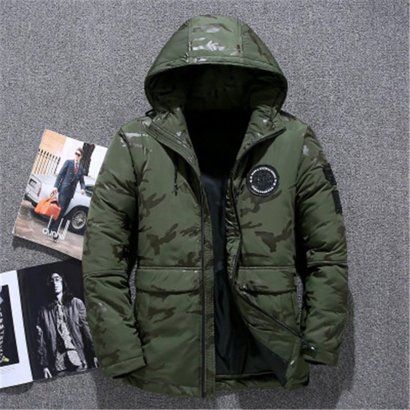 Модная однотонная мужская Куртка Harajuku повседневная одежда парка Hombre Roupas плюс размер Winterjas Heren базовые куртки зимняя молния смарт