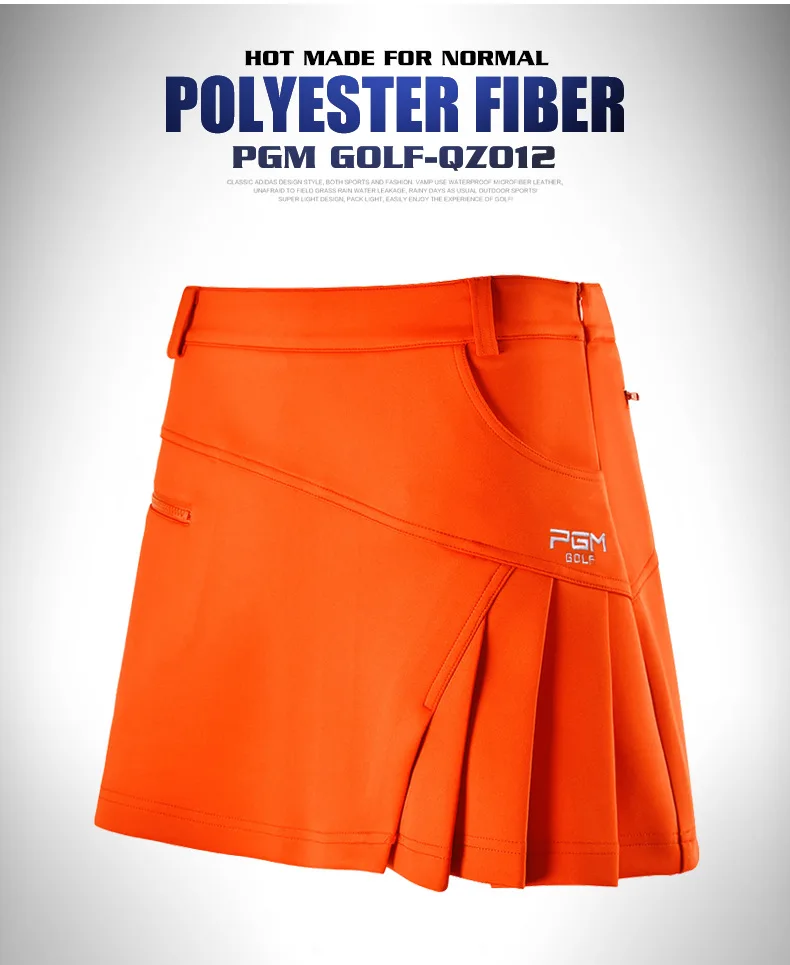 PGM юбка для гольфа, женская короткая юбка для бадминтона, настольного тенниса, плиссированная спортивная одежда с высокой талией, короткая юбка, одежда для гольфа