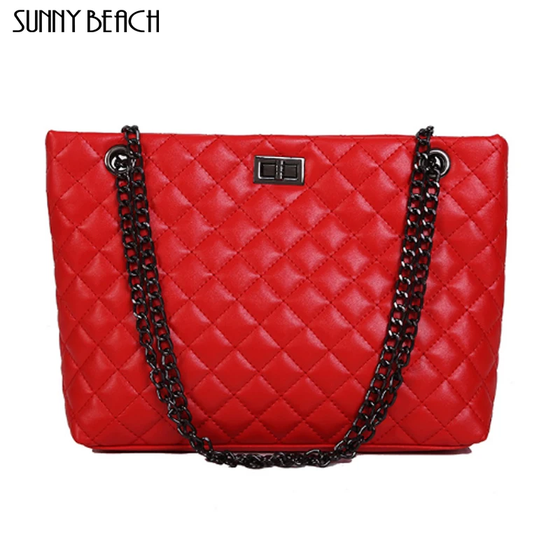 

NEW Women Messenger Bag PU Leather High Quality Plaid Shoulder Bag Chain Bag Fashion Female Cross Body Bag