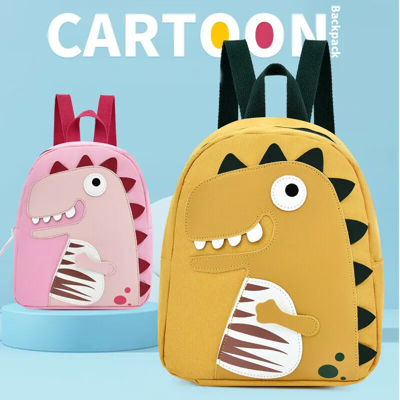 2020 New Toddler Kids Cartoon Dinosaur Backpack Children Boys Girl