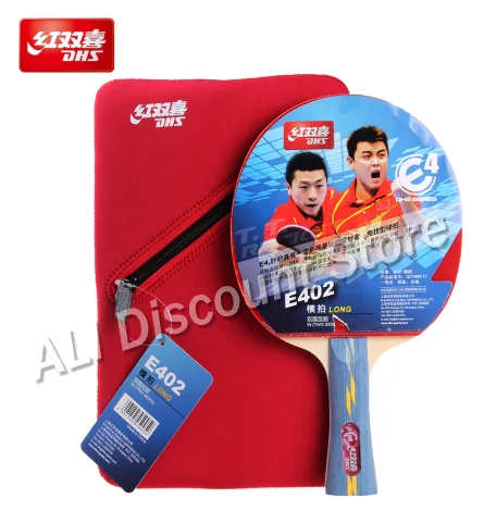 

DHS E4 Series table tennis pimples in rubbers E402/E406 ping pong racket hurricane 2 or 3+G888 rubber