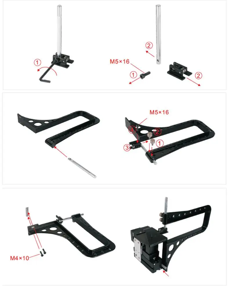 ZhouYu TZ20001MG Big Power Mini Metal Bow-arm Jigsaw 60W 12000r/min Motor Childr