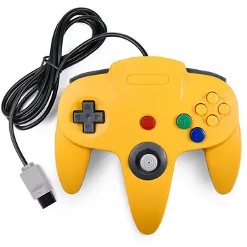 

Wired Game Controller Gamepad With 10 Function Buttons Joystick For Classic Nintendo N64 Console For Mario Kart Perfect Dark
