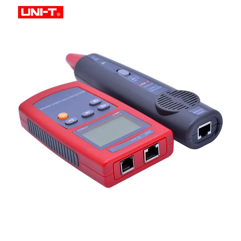 UNI-T UT681A Многофункциональный сетевой тестовый набор er кабельного искателя с тестом сопротивления петли и сканированием последовательности проводов