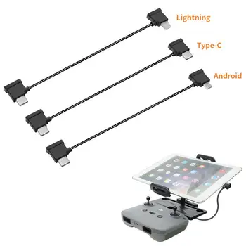 

FOR Mavic Air 2 30cm 16cm OTG Data Cable for DJI Mavic Air 2 Cable IOS type-C Micro-USB Adapter Tablet Phone Transmission Wire