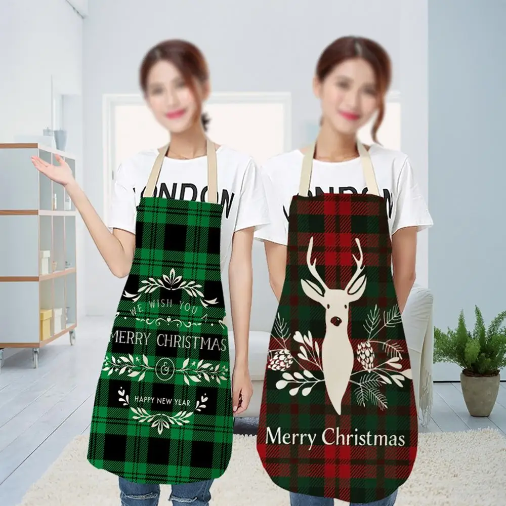 PATIMATE плед новогодний фартук рождественские украшения для дома кухни подарки Navidad