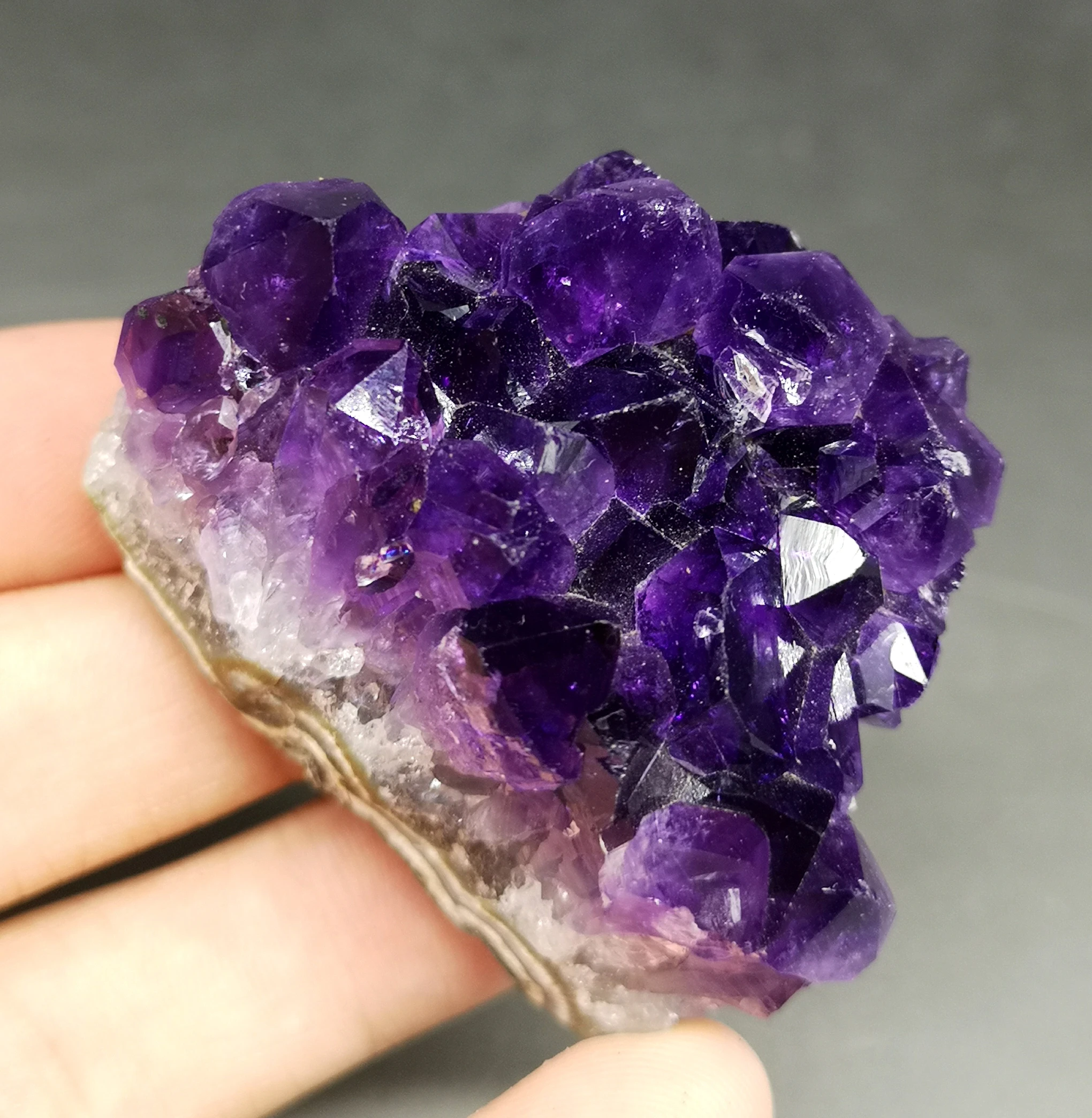 

62g Natural amethyst cluster Quartz Crystal Cluster Crystals and stones Healing Specimen From Uruguay