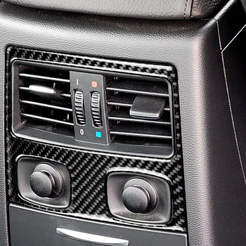 

Carbon Fiber Interior Decoration Frame Cover Trim For BMW 3 Series E90 E92 2005-2012 Rear Air Vent Outer Frame Trim Car Stickers