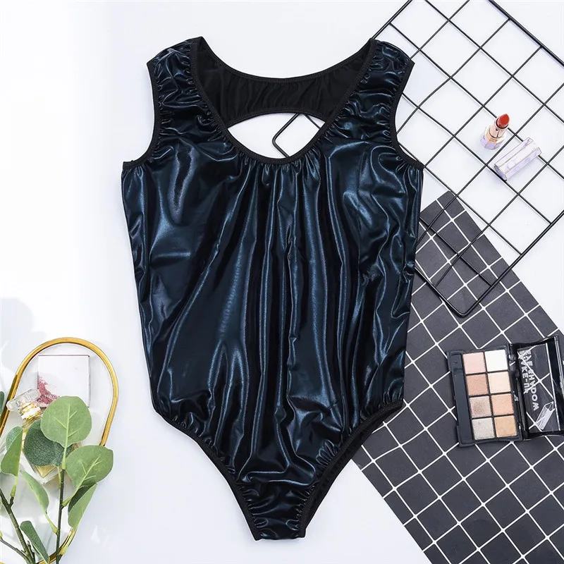 

Sexy Bra Siamese Lingerie Set New Fashion Womens Sexy Leather Lingerie Sleepwear Hollow Bodysuit Underwear Set Lenceria 661BRS10