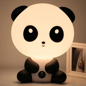 

Panda/Dog/Bear Cartoon Night Lights Kids Bed Lamp Night Sleeping Lamp for Children Room Light EU/US Plug Baby Cute Night Light