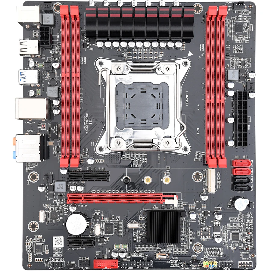 Материнская плата X79 LGA2011 материнская по стандарту ATX основная USB3.0 SATA3.0 PCI E 16X NVME M.2