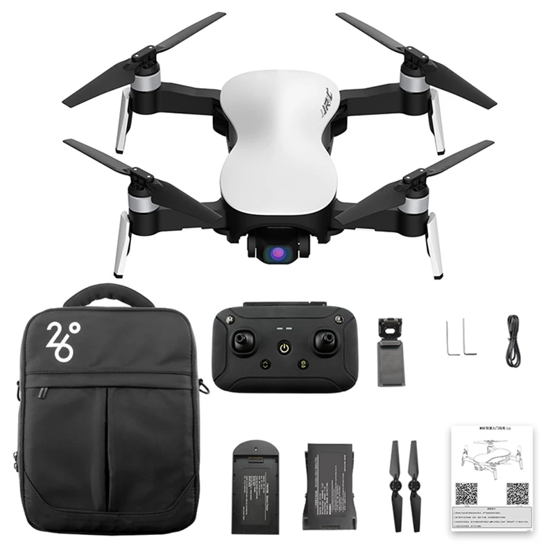 Квадрокоптер JJRC X12 С 3 осевым стабилизатором GPS Wi Fi FPV 1080P 4K|Радиоуправляемые