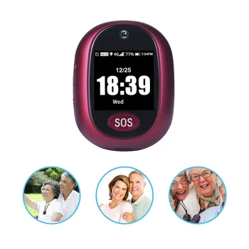 

4G Full Netcom Personal One-click Distress GPS Locator Waterproof Anti-fall Alarm with HD Camerafor The Elderly and Children
