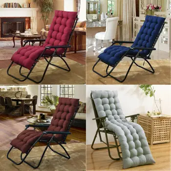 

Cotton soft Seat Pad Replacement Cushion Pad Garden Sun Lounger Recliner Chair