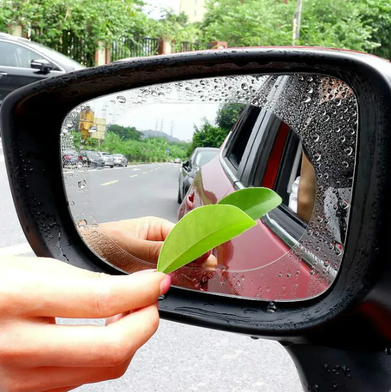 2 шт. Автомобильное зеркало заднего вида дождестойкий анти-непрозрачна пленка наклейка для Lexus Honda Civic Opel astra h j Mazda 3 6 Kia Rio Ceed Volvo