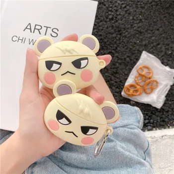 

Japan Game Animal Crossing Squirrel Horizons 3D Marshal Earphone Case For AirPods Pro 1 2 3 Silicone Cute Cartoon Headset Cover