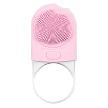 Электрический usb-сменный силиконовый Очищающий Инструмент, Сужающий поры, укрепляющий кожу, водонепроницаемые очищающие щетки для лица