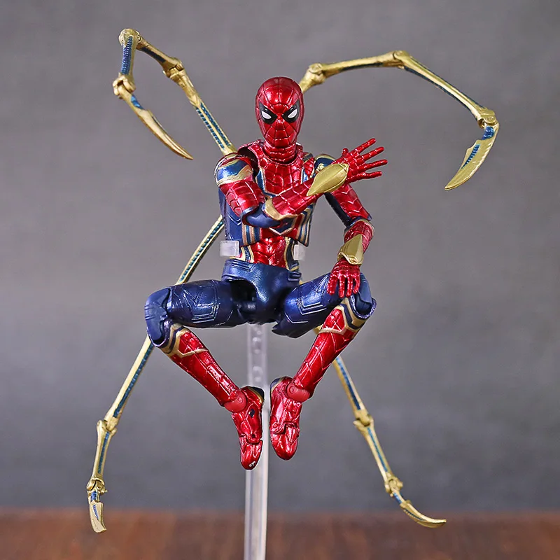 Игрушка Medicom MAFEX 081 Железный Человек-паук Мстители Бесконечная война ПВХ