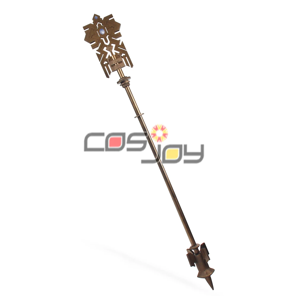 7" FF14 Кристалл Exarch персонал реквизит косплея из ПВХ 3179
