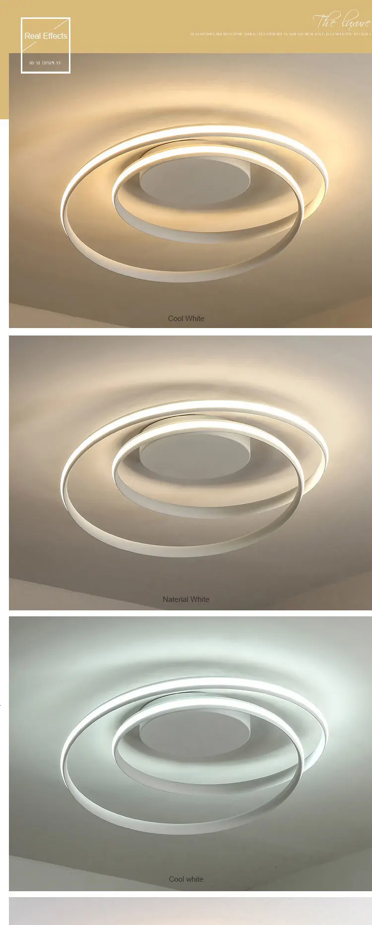 Потолочный светильник, алюминиевый подвесной светильник для спальни, гостиной, декоративный светильник для столовой, Домашний Светильник, современный светодиодный потолочный светильник