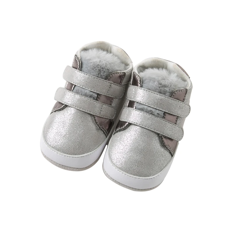 DB10962 Dave Bella зимняя детская спортивная обувь унисекс Повседневная однотонная обувь для новорожденных девочек и мальчиков - Цвет: gray