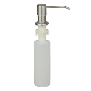 

Kitchen Sink Soap Dispenser Detergent Liquid Soap Lotion Dispensers Stainless Steel Head+ ABS Dispenser-30