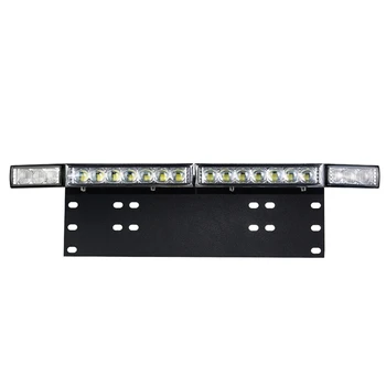 

DHBH-Universal 5D Lens LED Light Bar Offroad with License Installation Bracket for Car SUV ATV Pickup 12/24V High Beam Headlight
