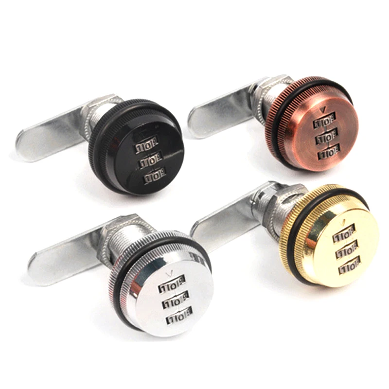 

Combination Password Lock Cam Lock for Mailbox Black Silver Zinc Alloy Security Home Cabinet Lock Cabinet Door Lock Hardware