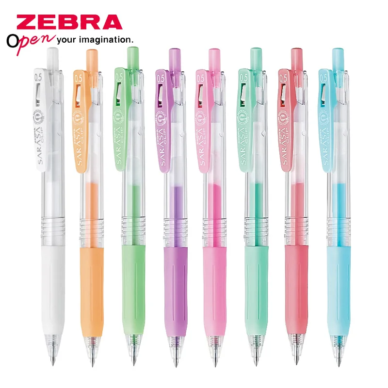 Гелевая ручка Zebra SARASA JJ15 1 шт. светлая цветная для рисования Студенческая гелевая
