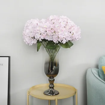 

Wedding Road Lead Arch Decorative Model Artificial Flower Indoor Model Plants Flower Wall 6 Large Head Hydrangea