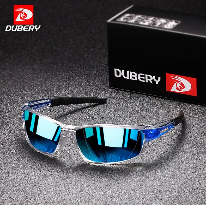 DUBERY Herren Sonnenbrille Polarisiert Brillen Sport UV400 Pilotenbrille Brille 