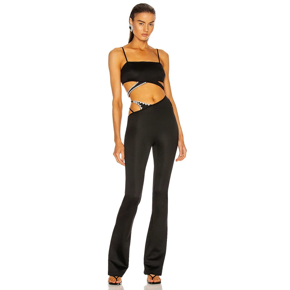 2021 Fall Punk Black Diamonds Patchwork 