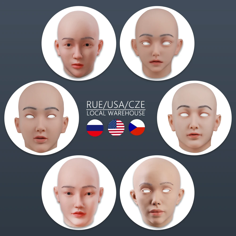 Силиконовые трансгендерная маска для танцевальный маскарадный женскую одежду