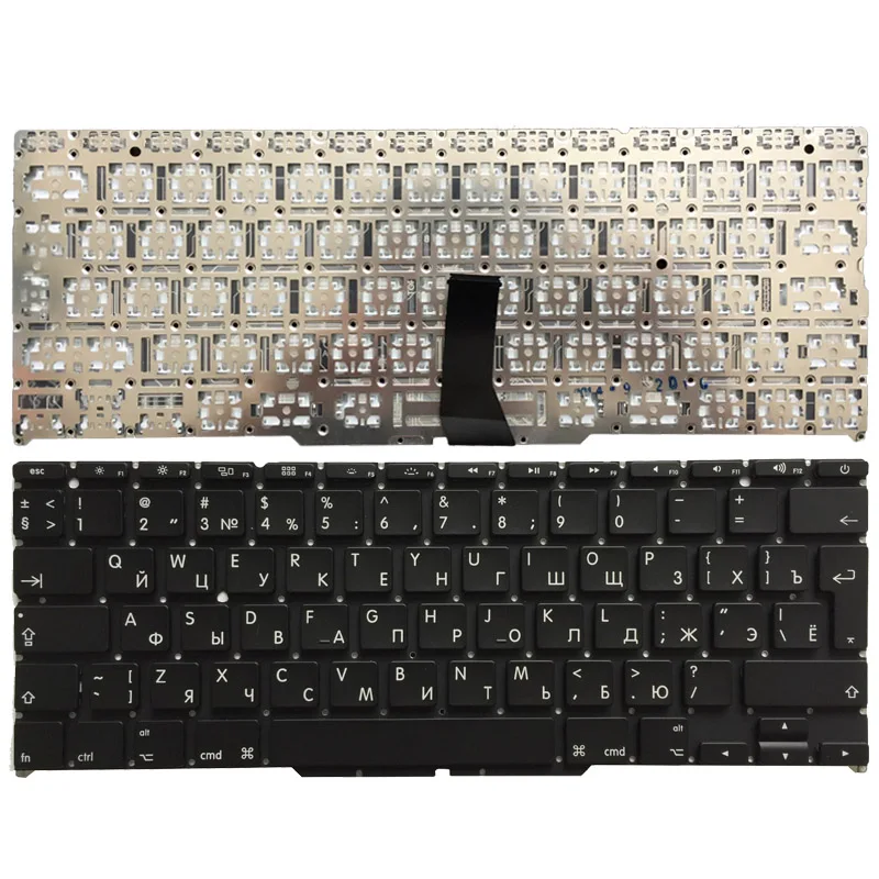 Новая клавиатура для ноутбука Macbook Air A1370 A1465 MC968 MC969 MD223 MD224 RU 11 &quotРусская |