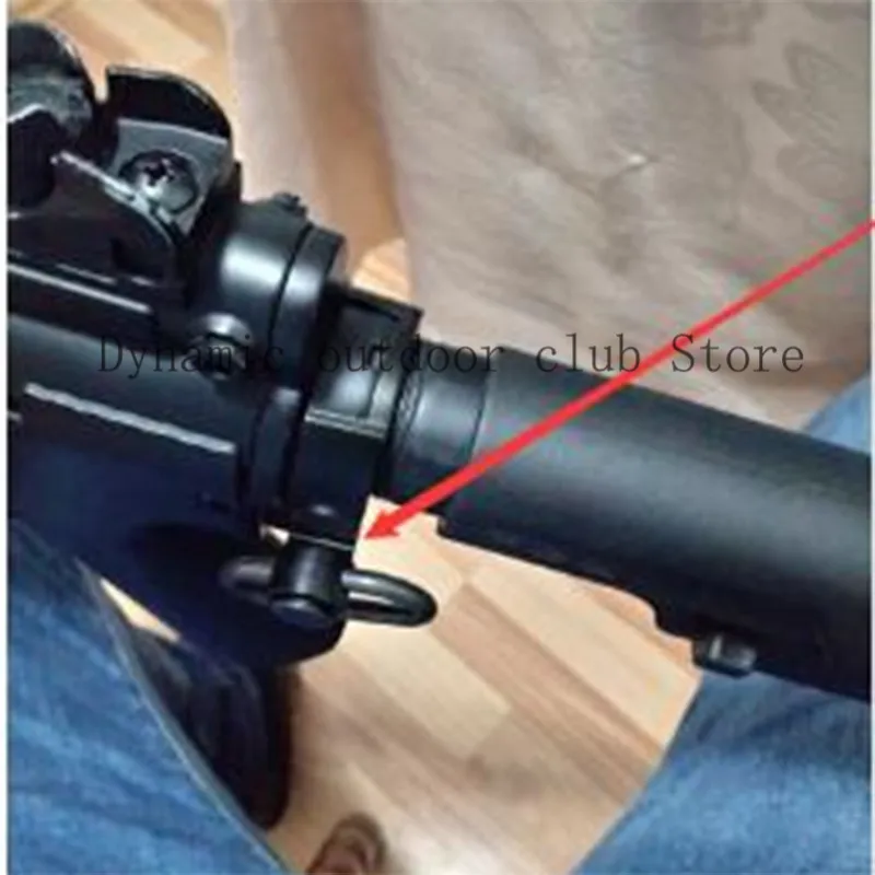 Totrait Тактический QD Быстрый Отсоединяемый черный конец плиты Слинг поворотный адаптер для охоты. 223/5. 56 карабин 4 или 6 позиции AR15