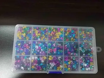 

1500Pcs Aluminum Rose Flower Tiny Metal Spacer Beads for Jewelry Bracelet Making