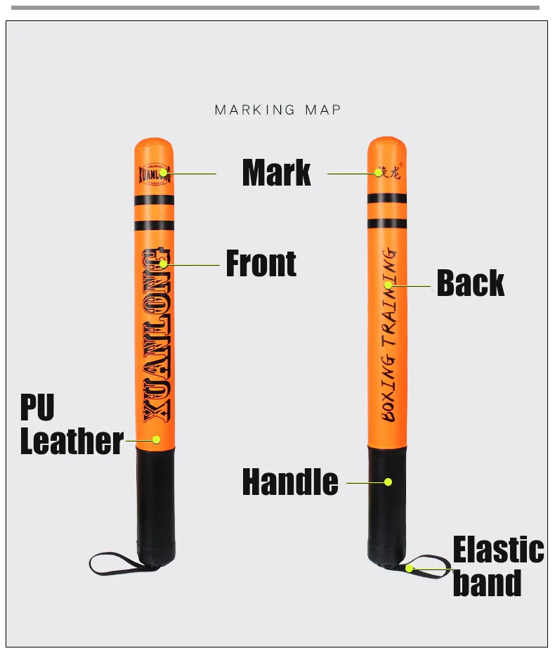 Goede 2 Pcs 50 Cm Kwaliteit Boksen Precisie Training Sticks Ponsen Mitts Pads Doel Mma Muay Thai Vechten Grappling Training Tool