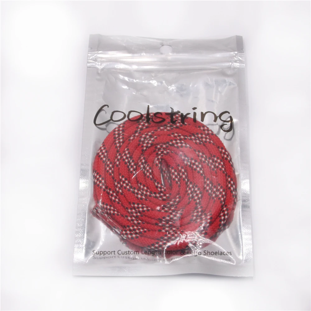 Coolstring 5mm Spiral Twill Shoelaces 60-180cm 7 Colours Rope Men Women Sneaker Laces Adult Kid‘s Round Sport Shoes Polyester