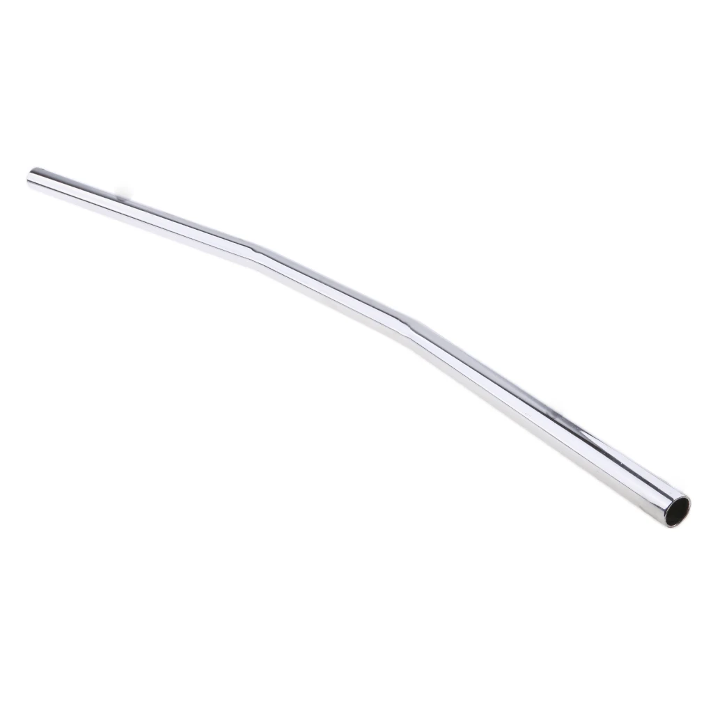 Silver Motorcycle Handlebar 22MM Steel Drag Straight Bar Cruiser Cafe Racer