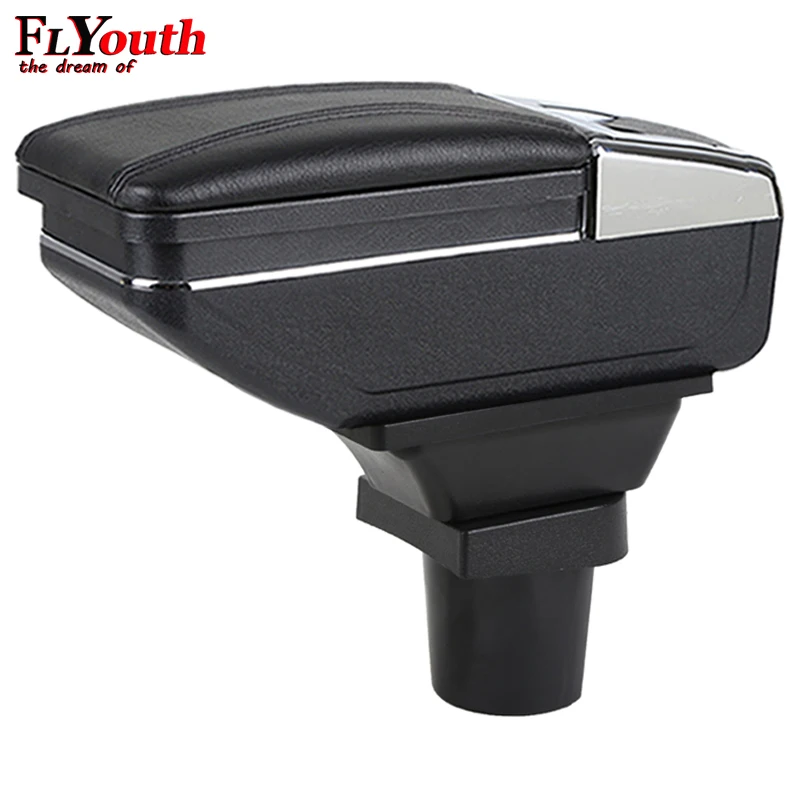 

Car Armrest Box Central Store Content Box Cup Holder Ashtray Interior Car-Styling Accessories For Mitsubishi Colt 2005-2011