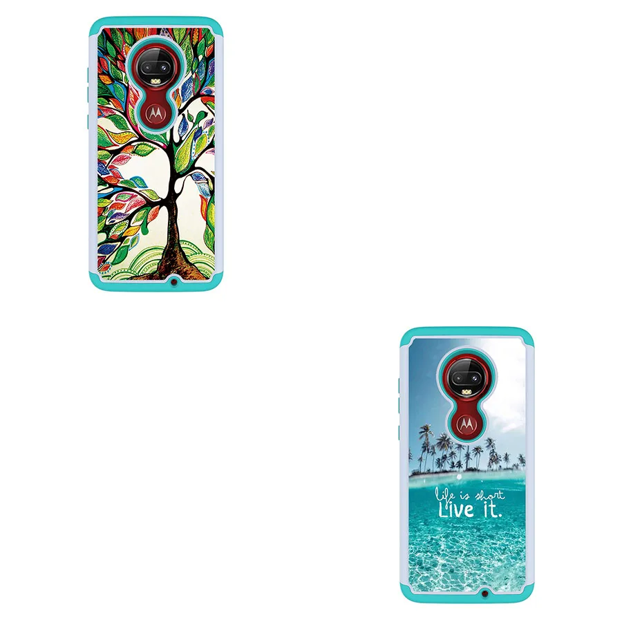 Для Motorola Moto G 7 Plus XT1965-3 XT1965-2 чехол 6," для Motorola Moto G7 XT1962-5 XT1962-4 телефона 2 in1 текстурой в виде ракушки
