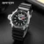 SANDA New Fashion Sport Мужские часы Повседневный Стиль Часы Мужские Военные Кварцевые Наручные Часы Diver S Shock Man relogio masculino 3008