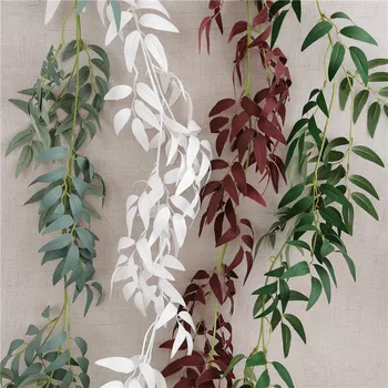 

Simulation Willow Rattan Wedding Decoration Set Hotel Shopping Mall Green Vegetation Vine Indoor Decoration Artificial Flower Ra